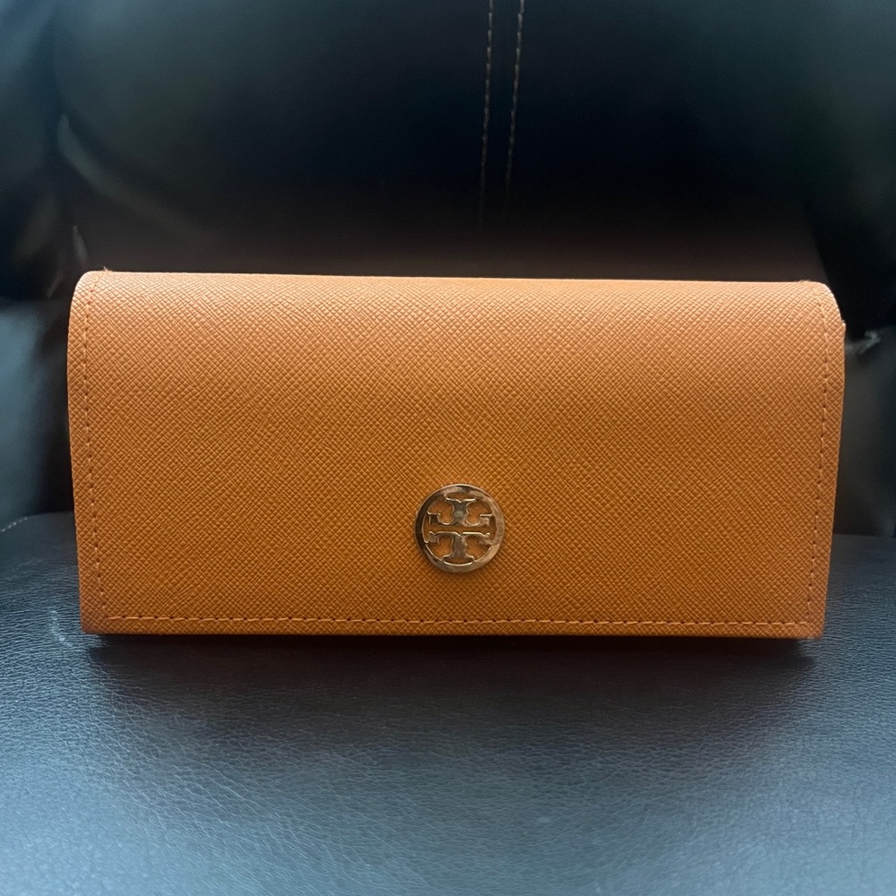 Tory Burch Glasses Case - Orange 2